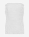 CARMEN LINEN STRAPLESS TOP WIT