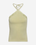 TAMAR LACE TRIANGLE TOP LIGHT OLIVE