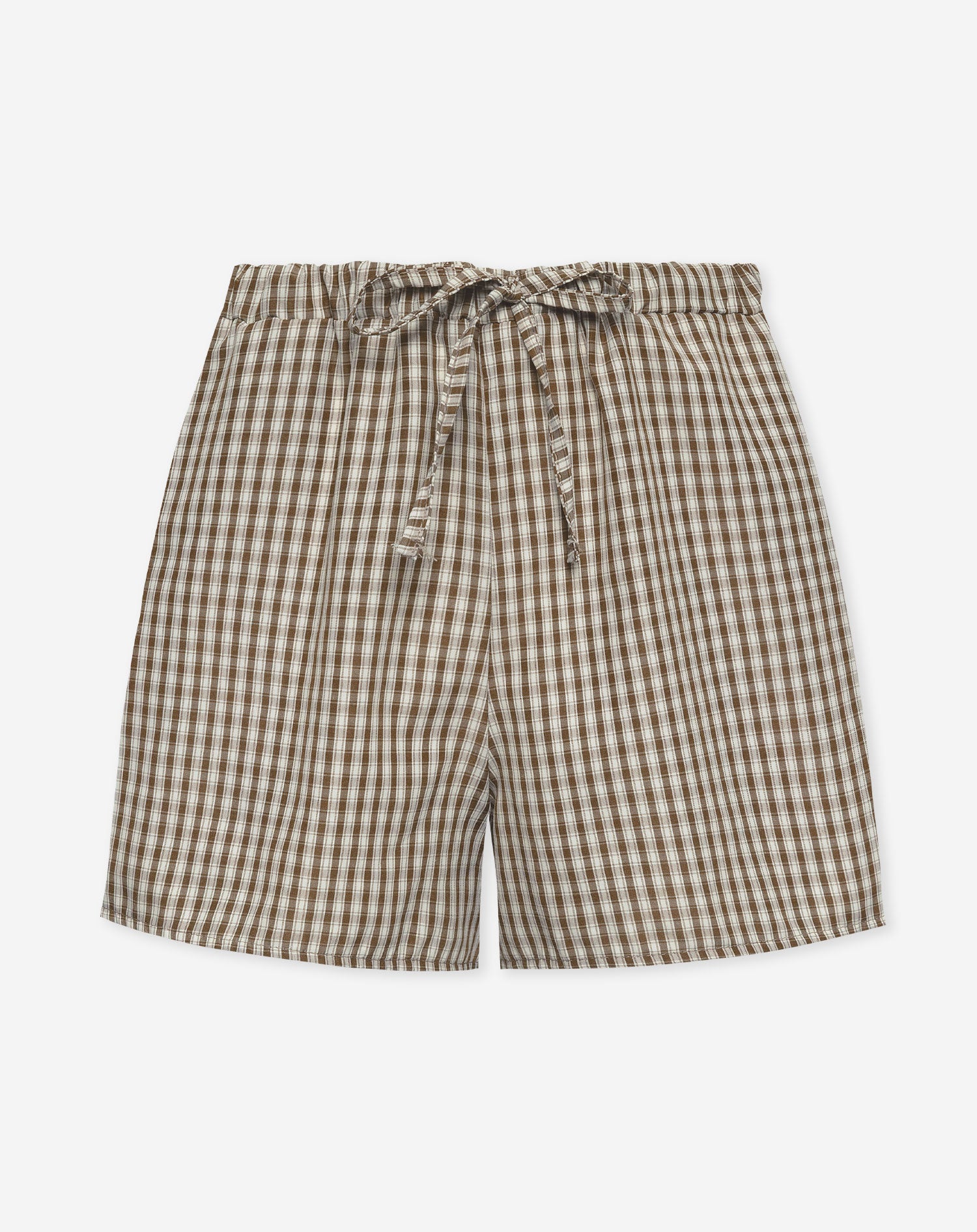 CHECK ELASTIC SHORTS BRUIN