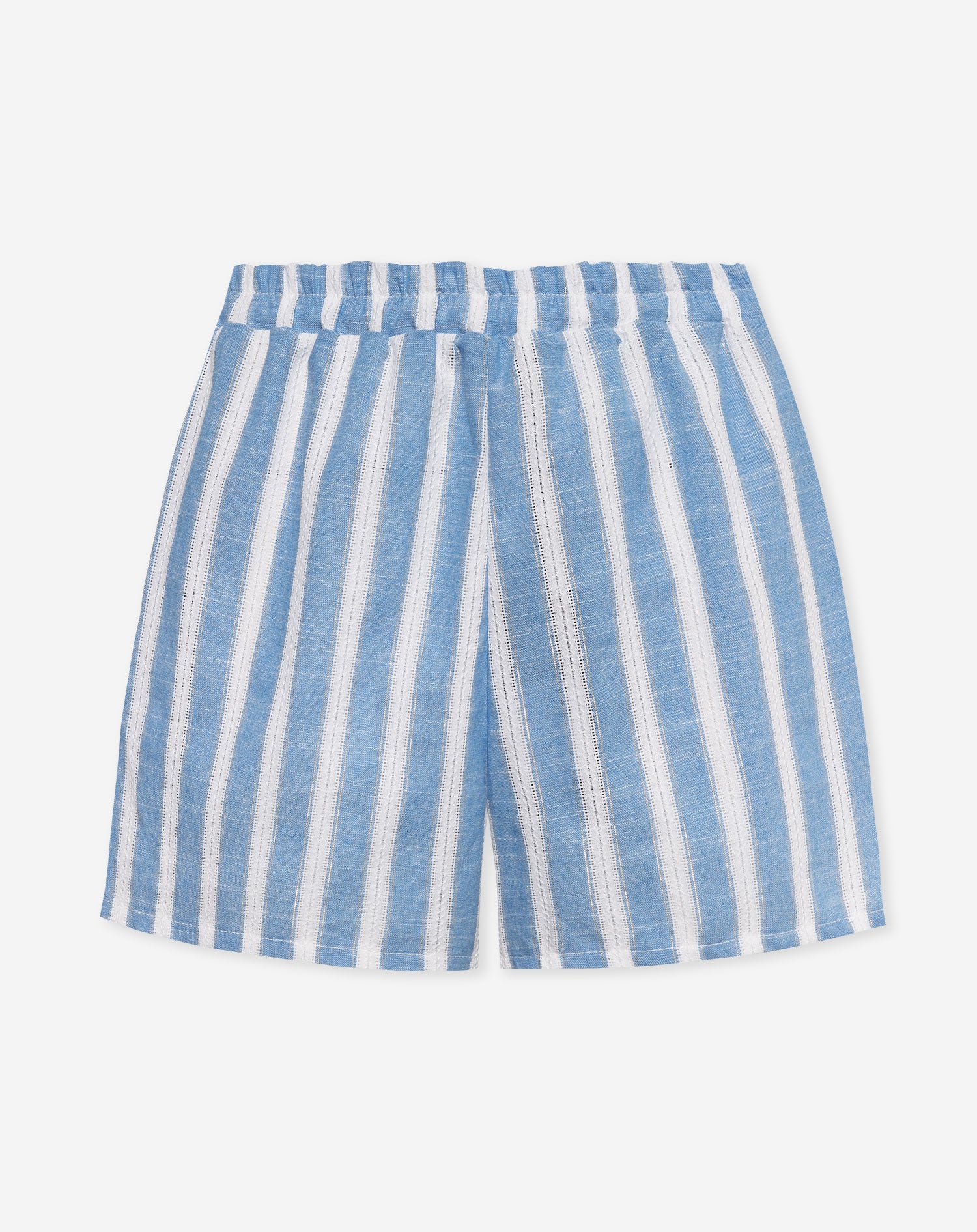 MAEVE STRIPE LUREX SHORTS BLAUW