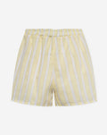 MAEVE STRIPE LUREX SHORTS BUTTER YELLOW