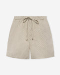 STRIPE ELASTIC SHORTS BRUIN