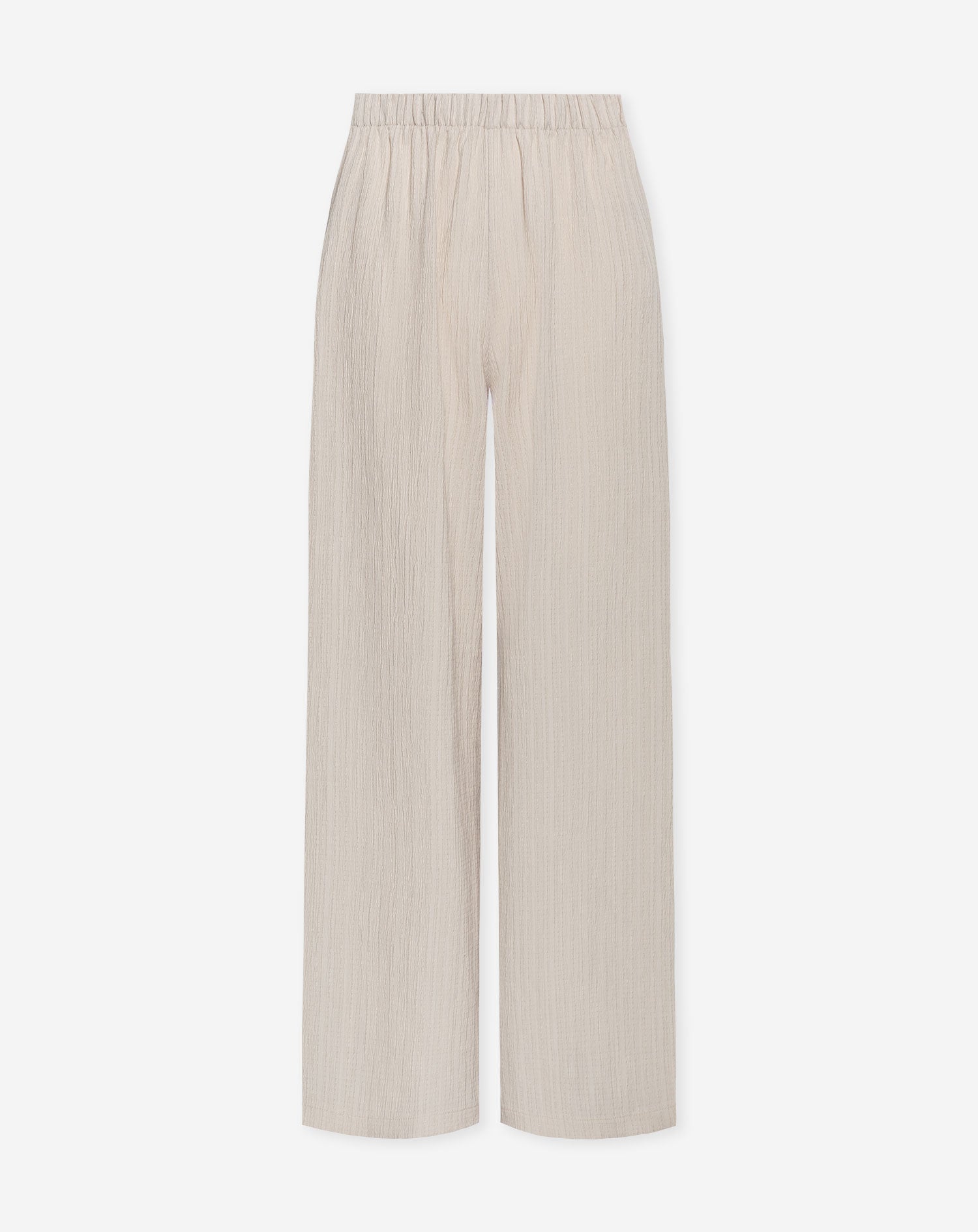 MIMMI STRUCTURE PANTS BEIGE