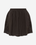 COTTON EMBROIDERY SKIRT DONKERBRUIN