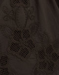COTTON EMBROIDERY SKIRT DONKERBRUIN