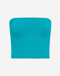 TAMAR STRAPLESS TOP TURQUOISE