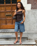 TAMAR ASYMMETRIC TOP DONKERBRUIN