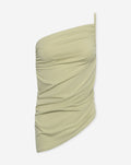 TAMAR ASYMMETRIC TOP LICHT OLIJFGROEN