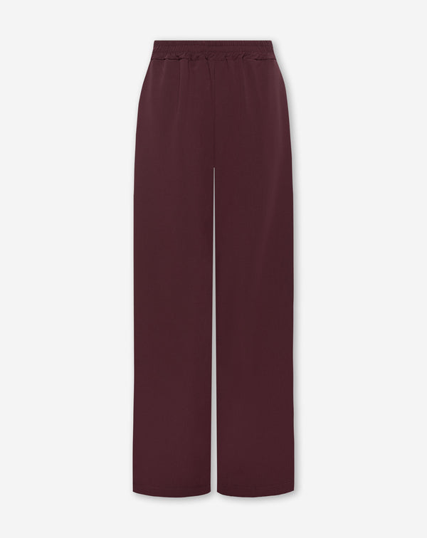 HAILEY TRACK PANTS BURGUNDY