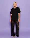HOLLY LACE PANTS BLACK