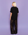 HOLLY LACE PANTS BLACK