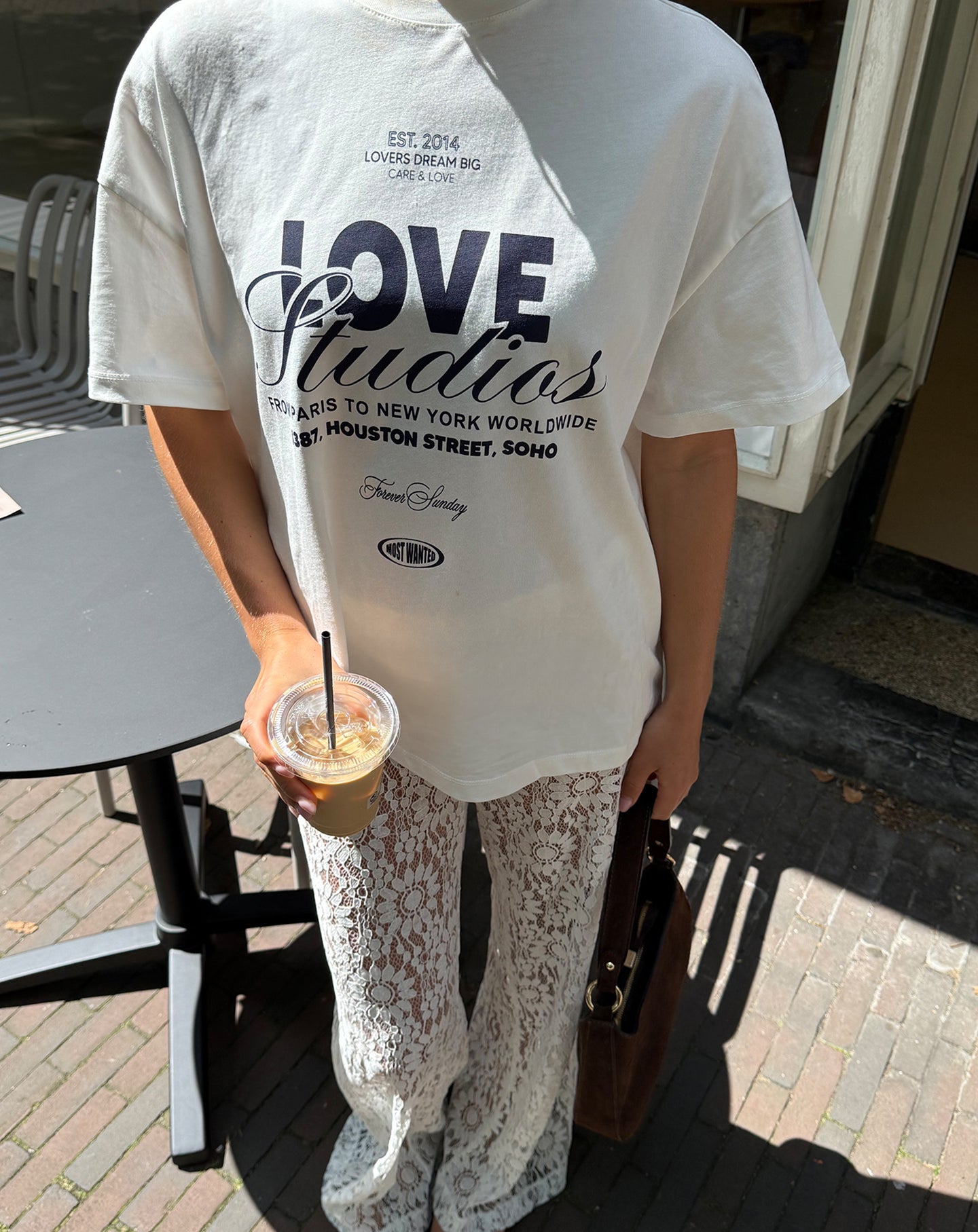 HOLLY LACE PANTS WHITE