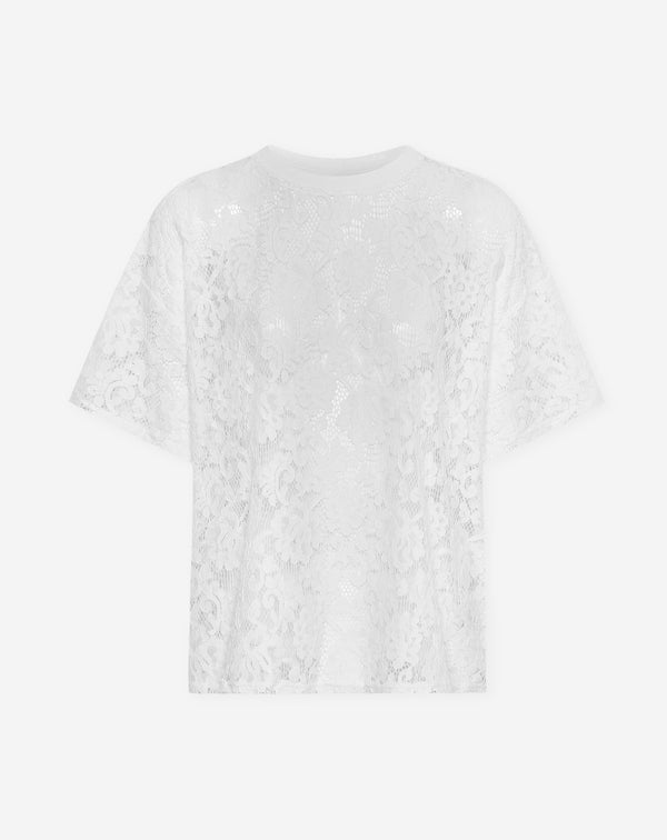 LACE TEE WIT