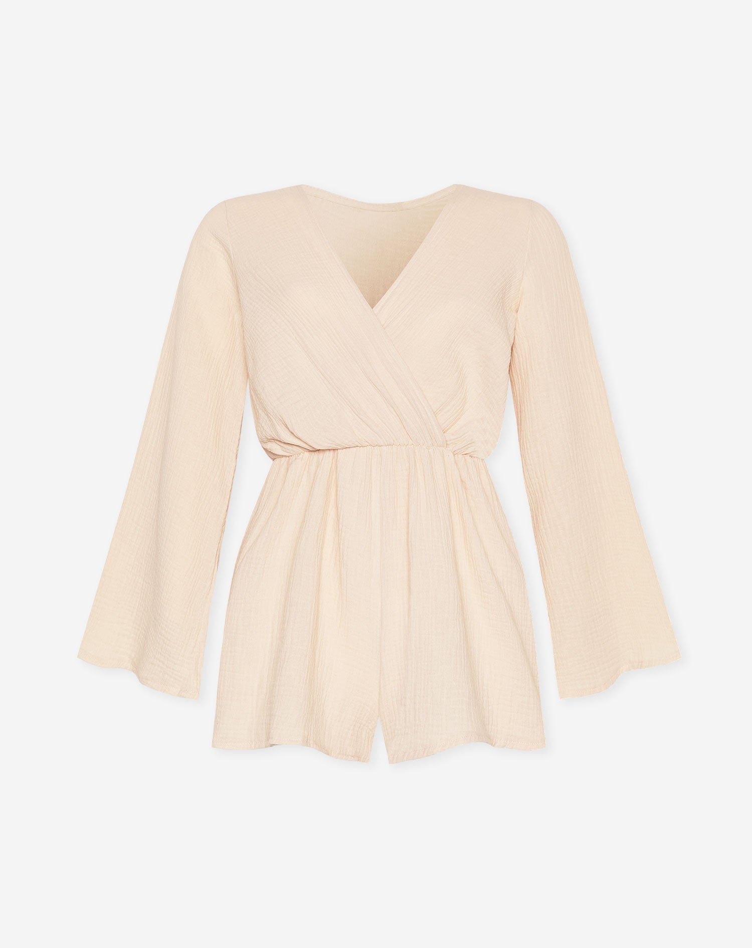 MOUSSELINE PLAYSUIT BEIGE
