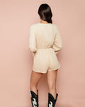 MOUSSELINE PLAYSUIT BEIGE