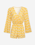 SAGE PLAYSUIT BUTTER YELLOW