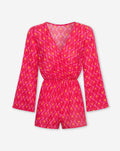 SAGE PLAYSUIT FUCHSIA