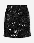 BIG SEQUIN SKIRT BLACK