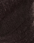 JOANY GLITTER ONE SLEEVE TOP DARK BROWN