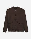 GRACIE BOMBER JACKET BROWN