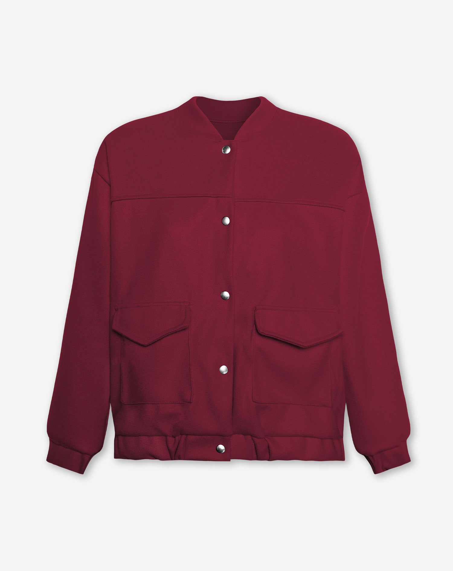 GRACIE BOMBER JACKET BURGUNDY