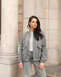 GRACIE BOMBER JACKET GREY