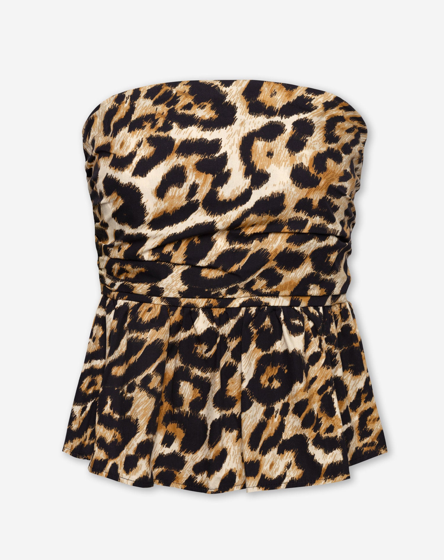 Leopard peplum dress best sale