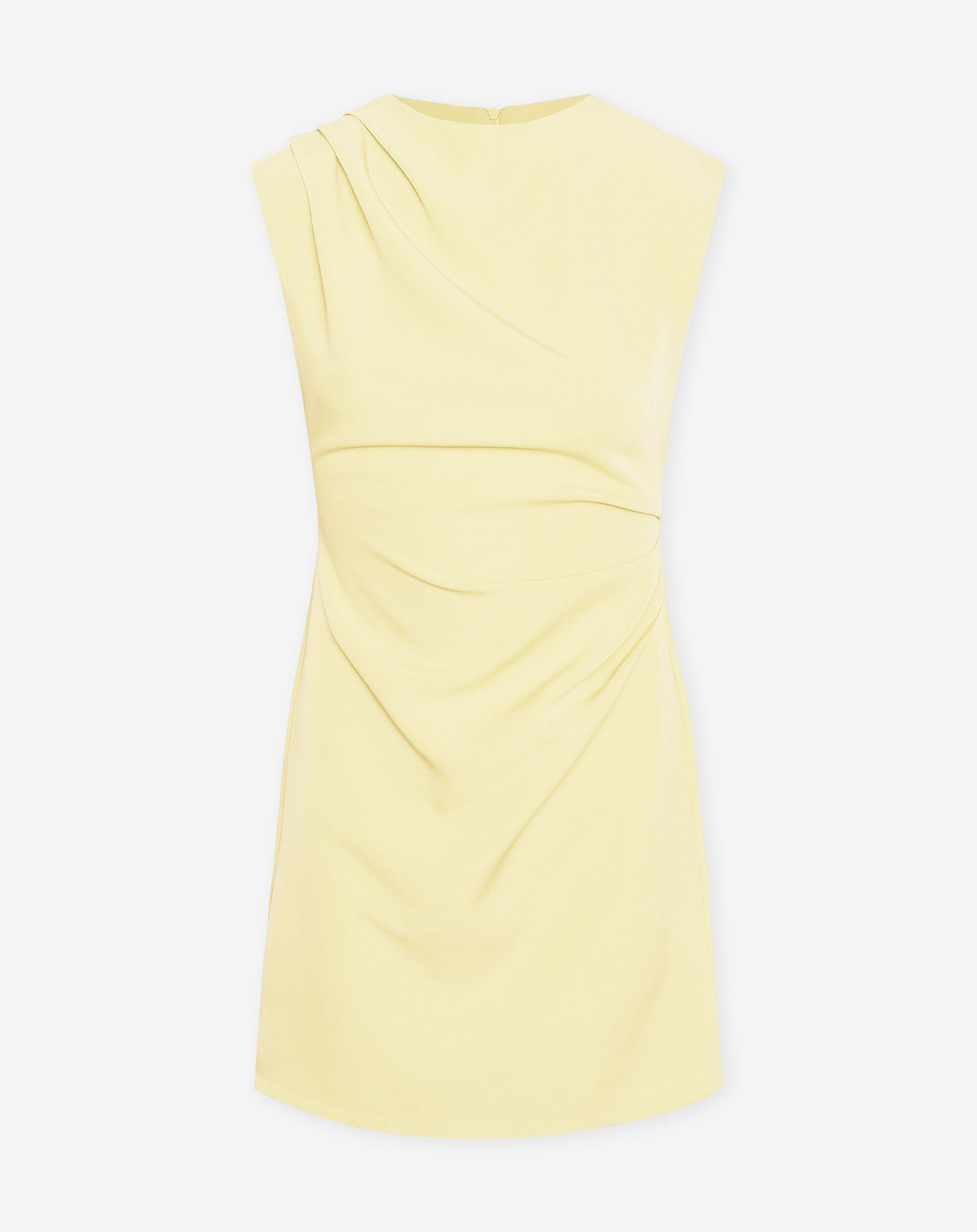 sofia yellow dress SOFIA RUCHED DRESS BUTTER YELLOW