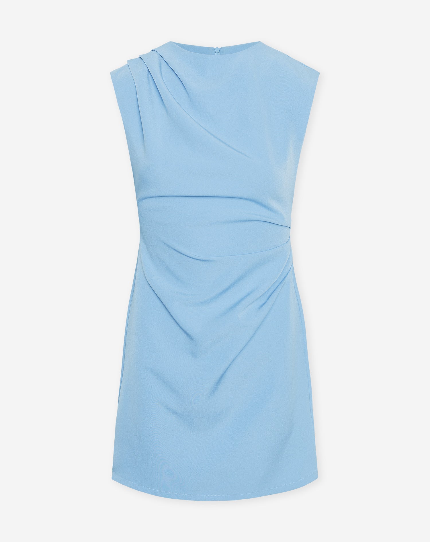 SOFIA RUCHED DRESS LIGHT BLUE | Most Wanted SOFIA RUCHED DRESS LIGHT BLUE | Most Wanted