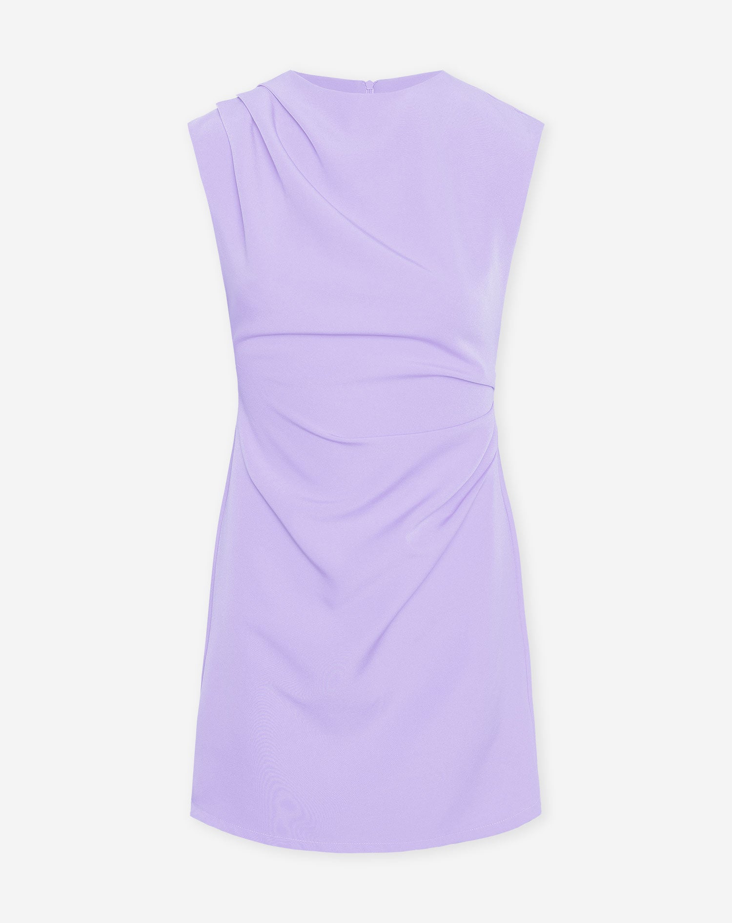 SOFIA RUCHED DRESS LILAC | Most Wanted