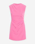 SOFIA RUCHED DRESS TALL ROZE