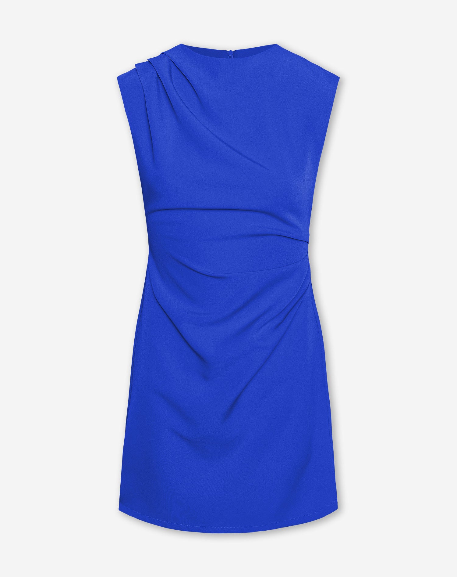 SOFIA RUCHED DRESS KOBALTBLAUW Most Wanted