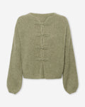 MANDARIN CARDIGAN ARMY GREEN