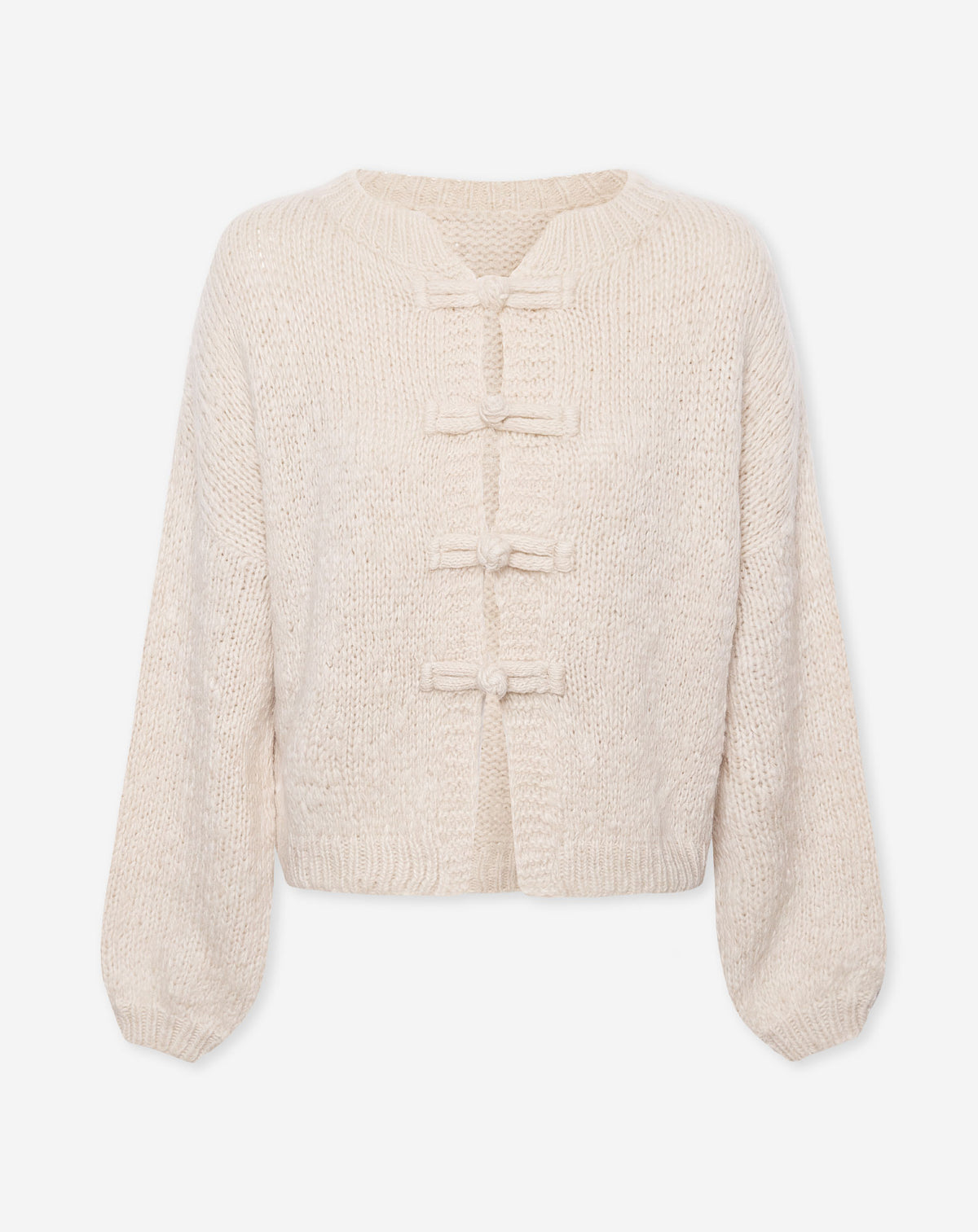 MANDARIN CARDIGAN CREAM