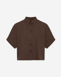 ROSA COTTON BLOUSE BRUIN