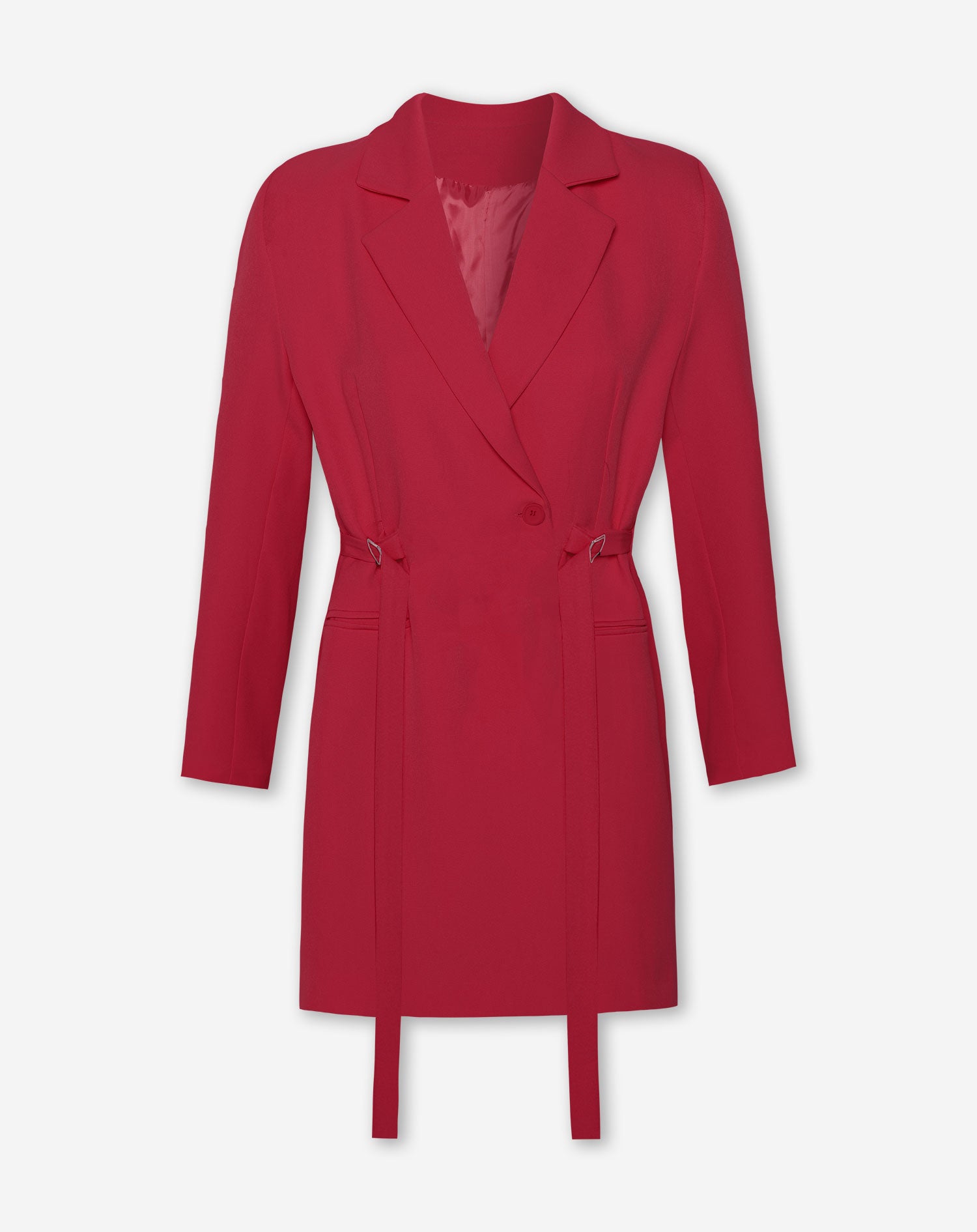 CAMILLE BLAZER DRESS BURGUNDY