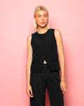 MOLLY GILET ZWART