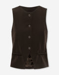 MOLLY GILET DONKERBRUIN