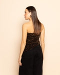 PHOEBE ASYMMETRIC BANDEAU TOP BRUIN