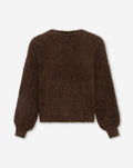 ELISA BOUCLE KNIT BROWN