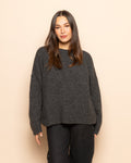 BIANCA BOXY KNIT DARK GREY
