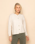 AMARA BOUCLE CARDIGAN CRÈME