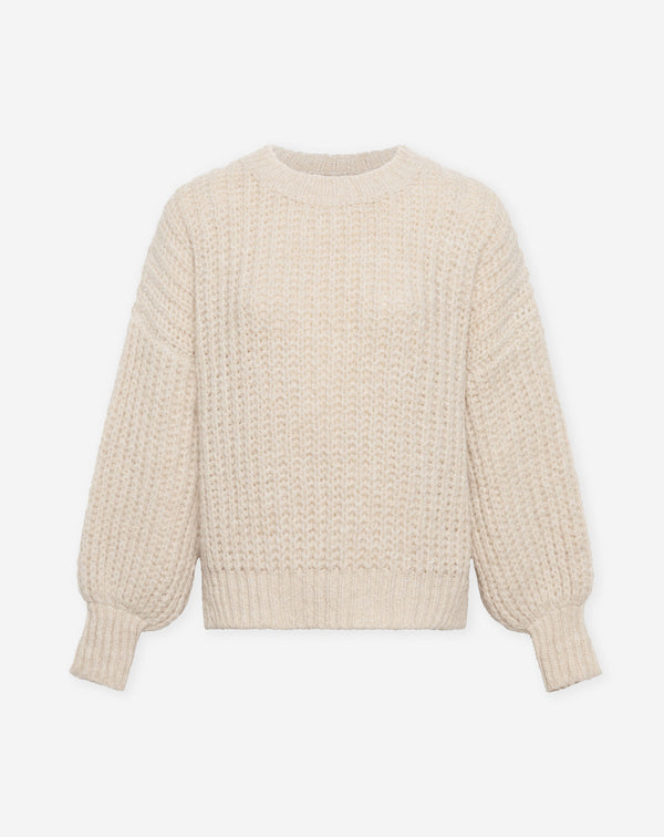 ESMEE CHUNKY KNIT BEIGE