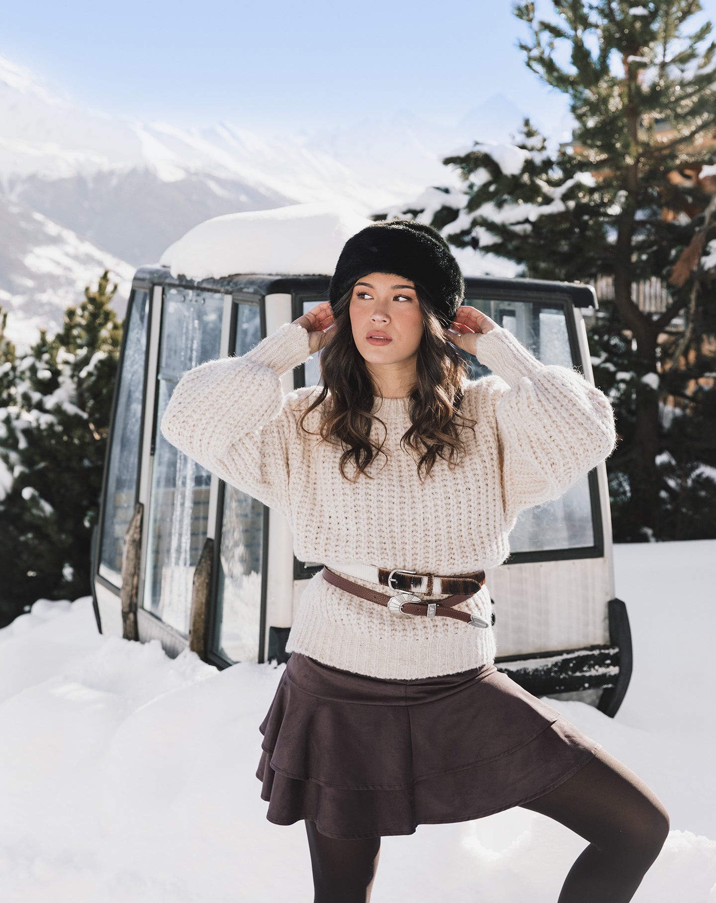 ESMEE CHUNKY KNIT BEIGE