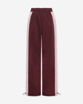 TRACK PANTS BURGUNDY
