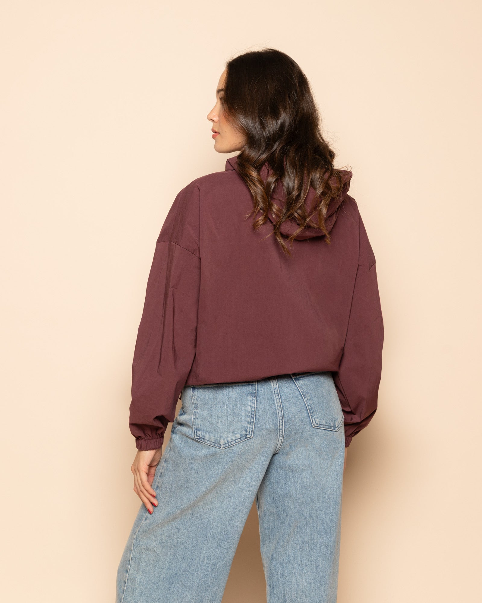 TRACK JACKET BURGUNDY