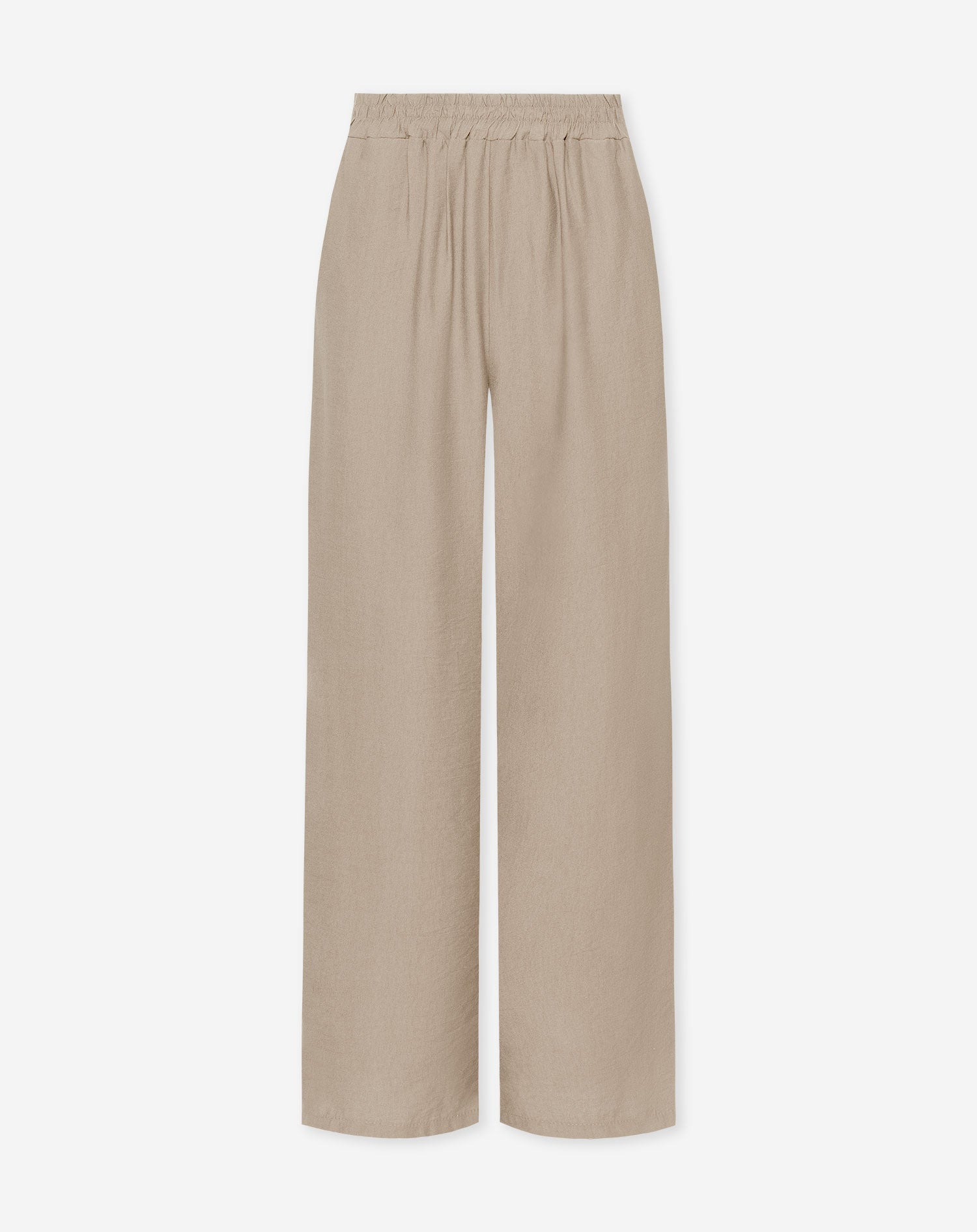 ZAYA VISCOSE STRAIGHT LEG PANTS PETITE BEIGE