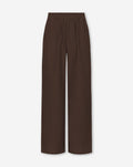 ZAYA VISCOSE STRAIGHT LEG PANTS TALL DONKERBRUIN