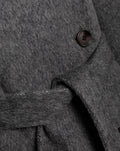 RODIN FUNNEL NECK WOOLEN COAT GREY