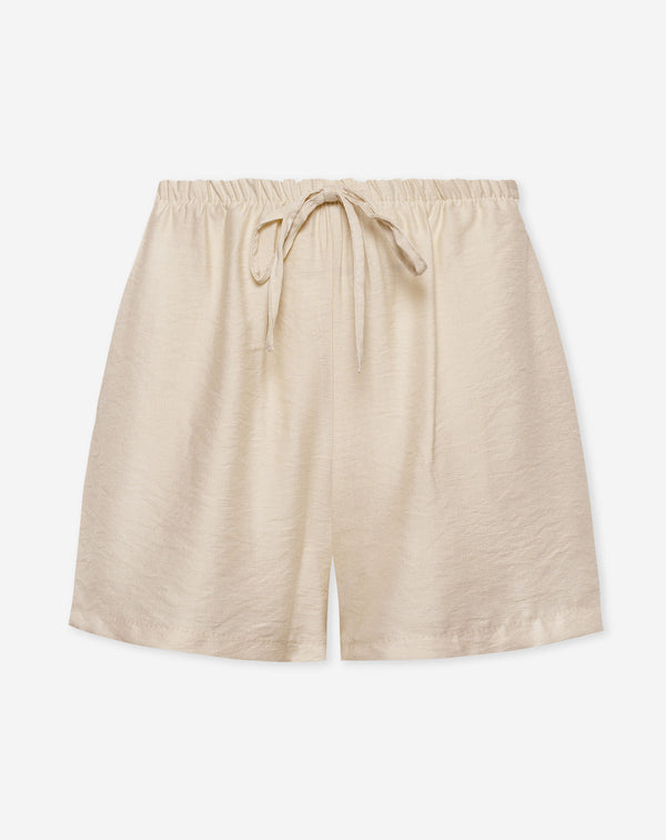 ZAYA VISCOSE SHORTS BEIGE